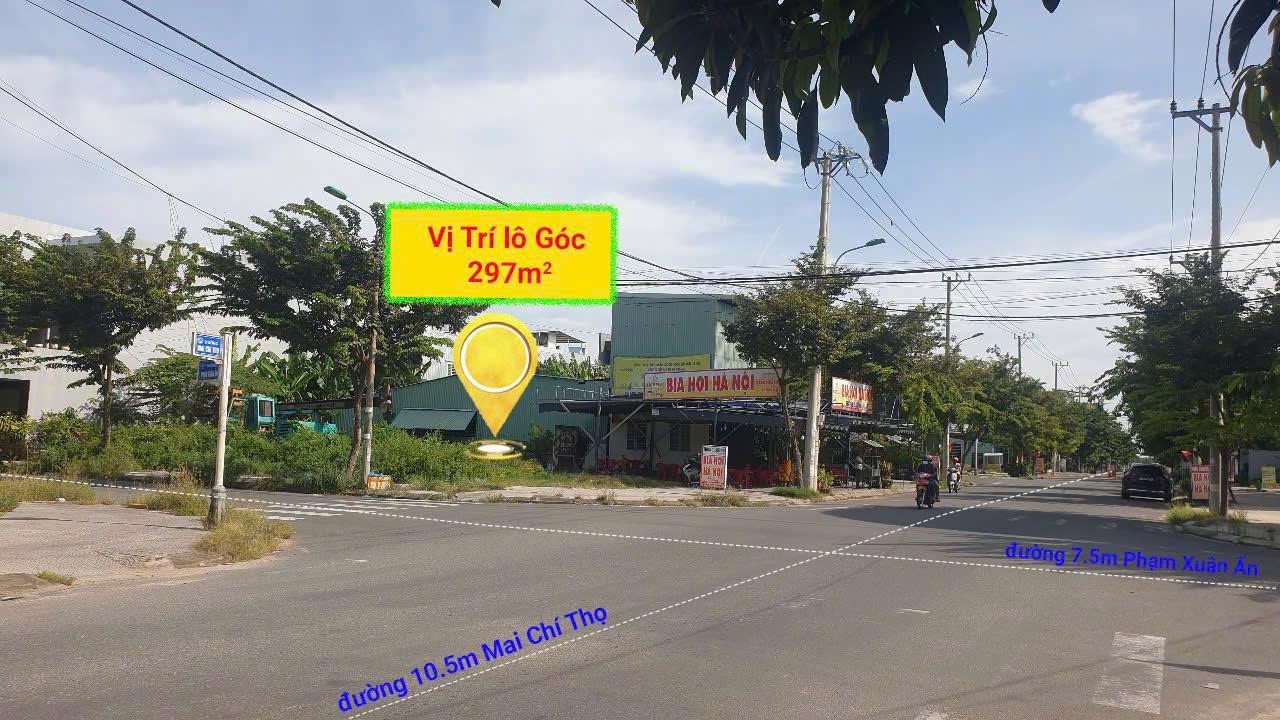 🚨 CẦN BÁN LÔ GÓC 2 MẶT TIỀN ĐẸP – MAI CHÍ THỌ & PHẠM XUÂN ẨN – HÒA XUÂN 🚨 - Ảnh chính
